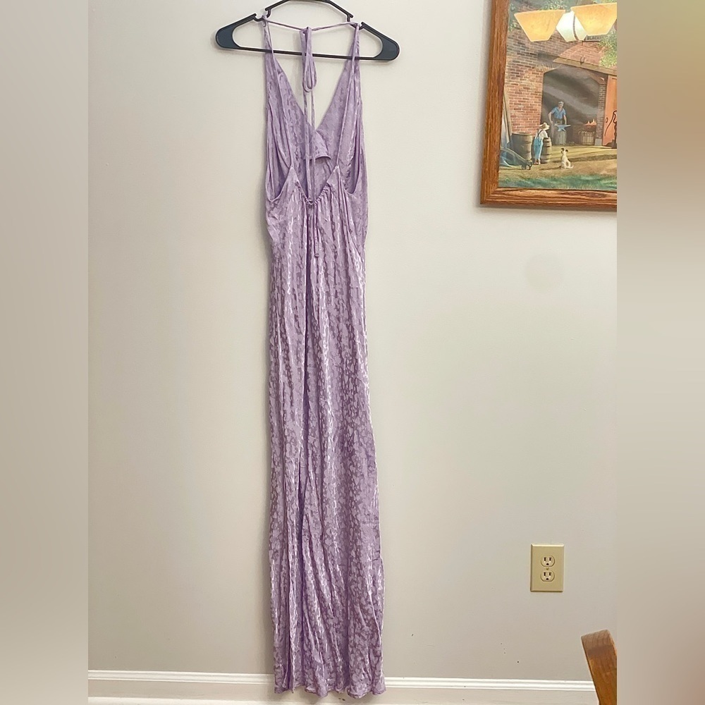 NEW TOPSHOP Heart Jacquard Satin Slip Dress Size 8 NWOT - Picture 6 of 10